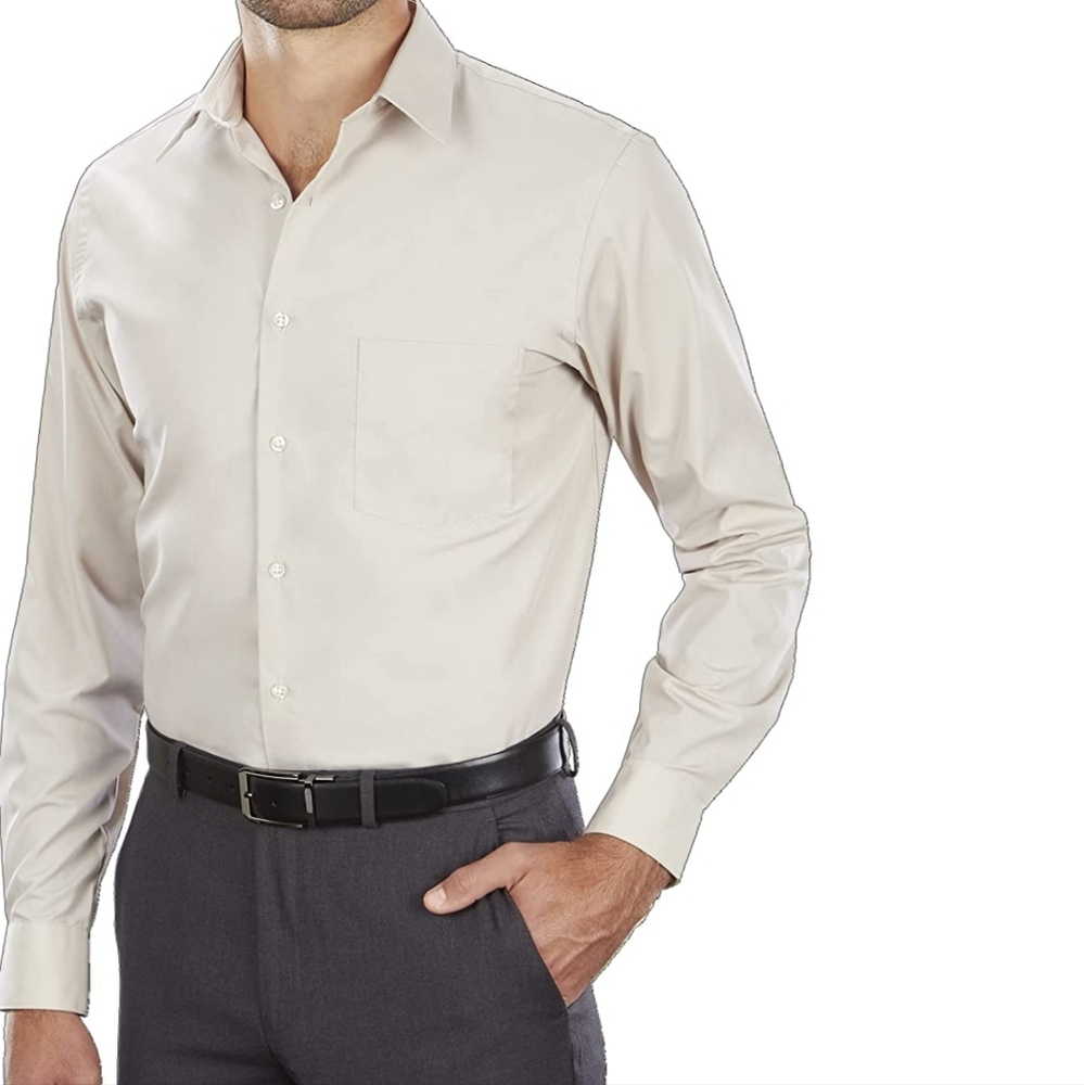 Van Heusen Poplin Dress Shirt mens sz 17 34/35
